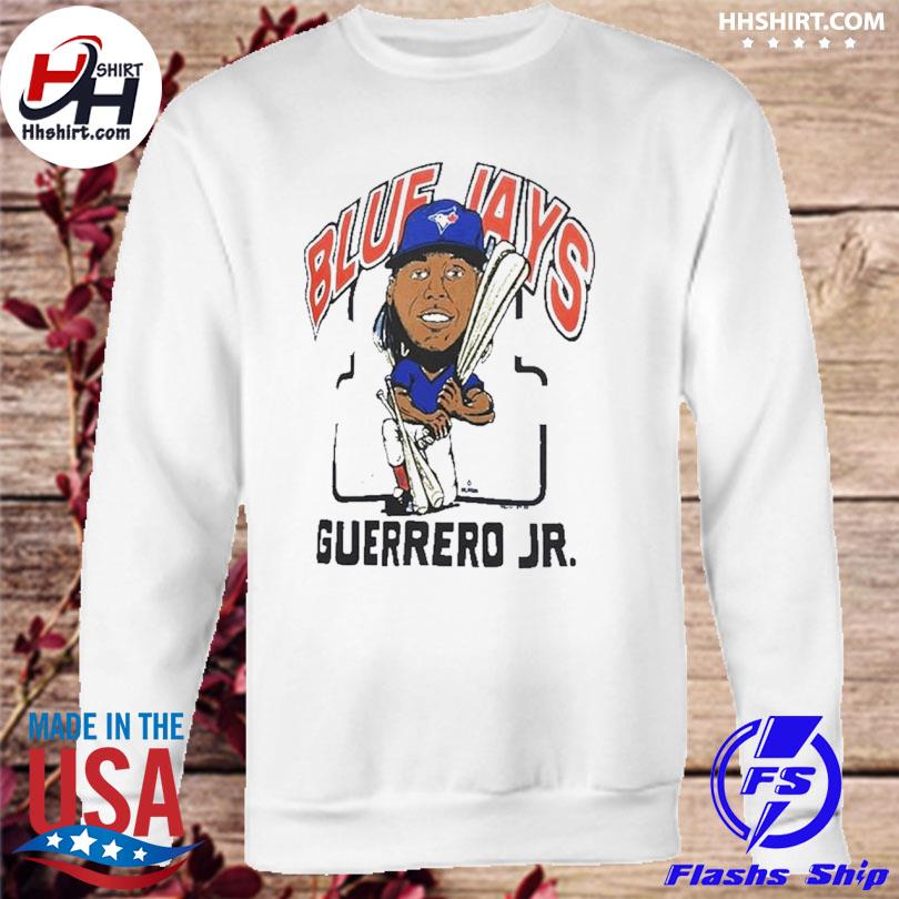 Vladimir Guerrero Jr. Toronto Blue Jays baseball player cartoon caricature  shirt, hoodie, sweater, long sleeve and tank top