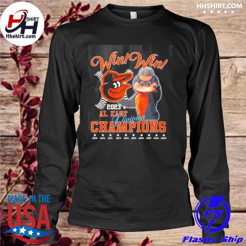 Win Win 2023 Al East Division Champions Baltimore Orioles T-shirt