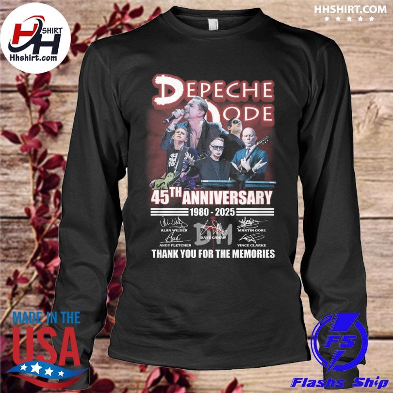 Depeche Mode 45tha anniversary 1980 2025 thank you for the memories