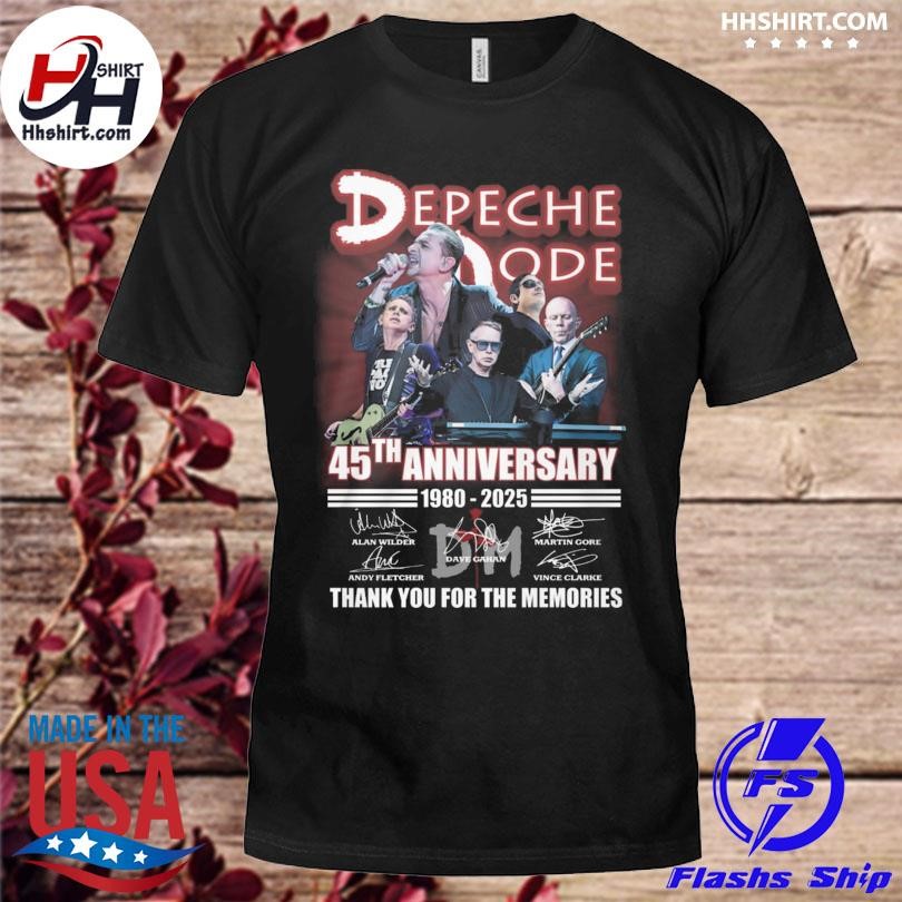 Depeche Mode 45tha anniversary 1980 2025 thank you for the memories