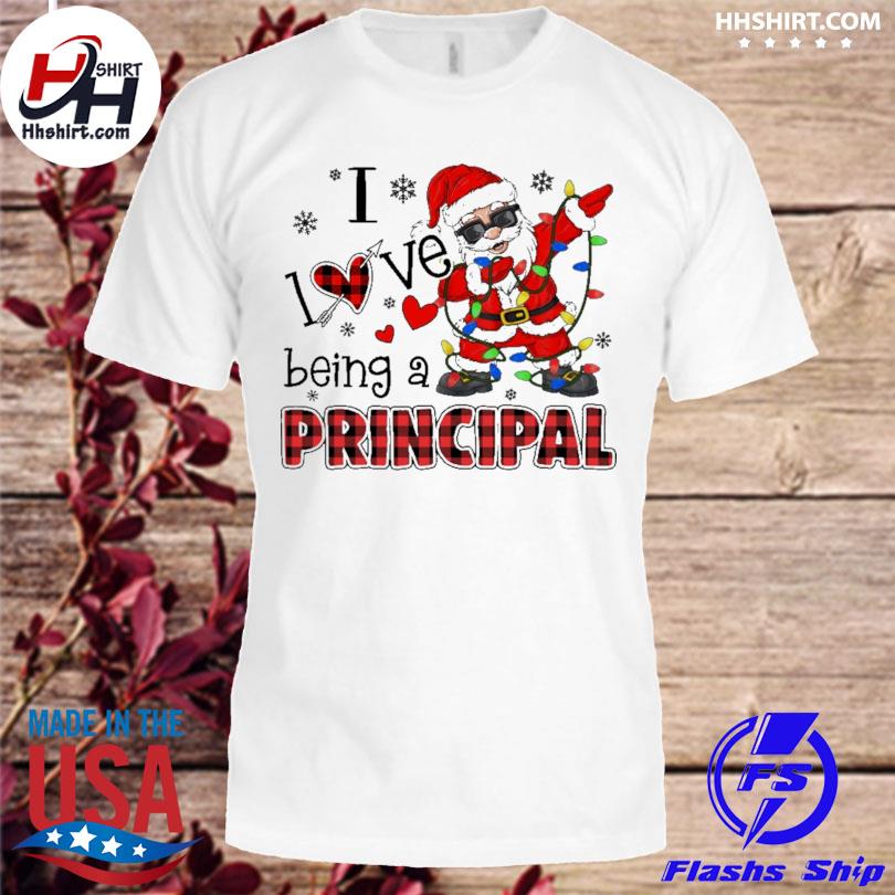 Dabbing Santa Claus I love being a Principal christmas sweater