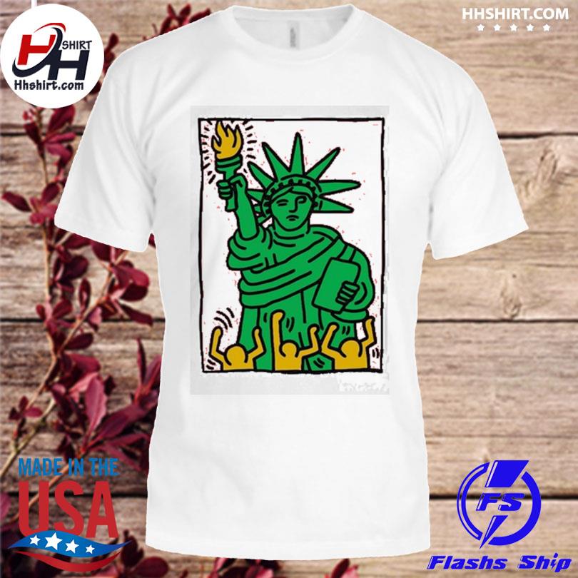 Klara Kalu Keith Haring Statue Of Liberty Shirt