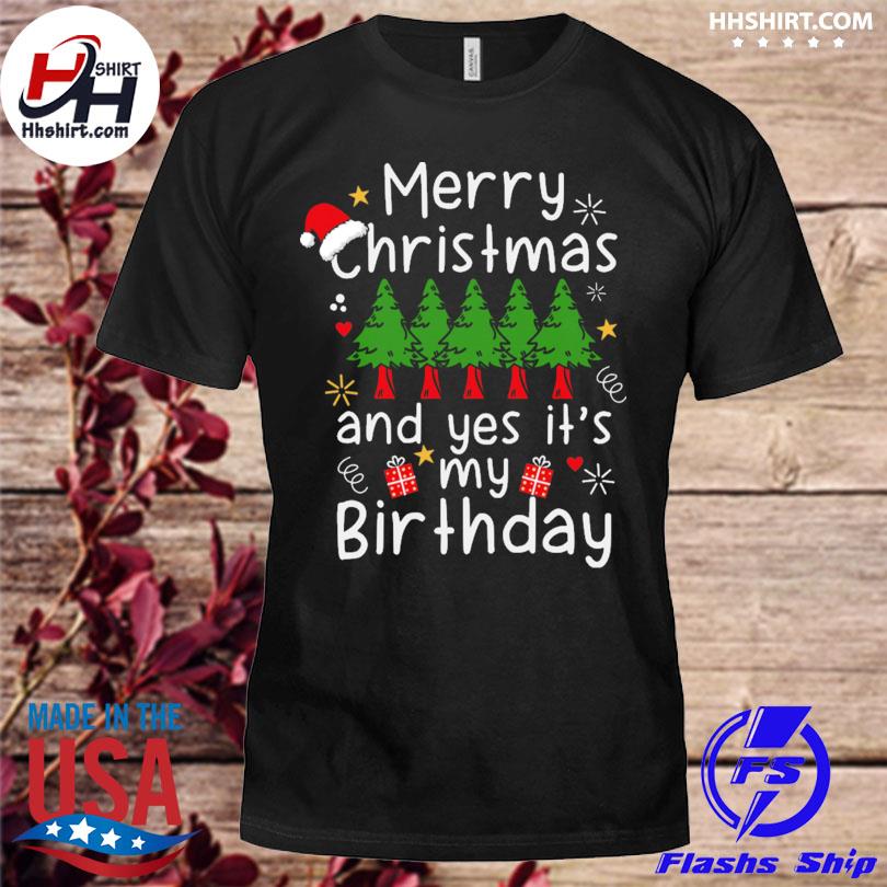 Merry Christmas and yes it's my birthday sweater