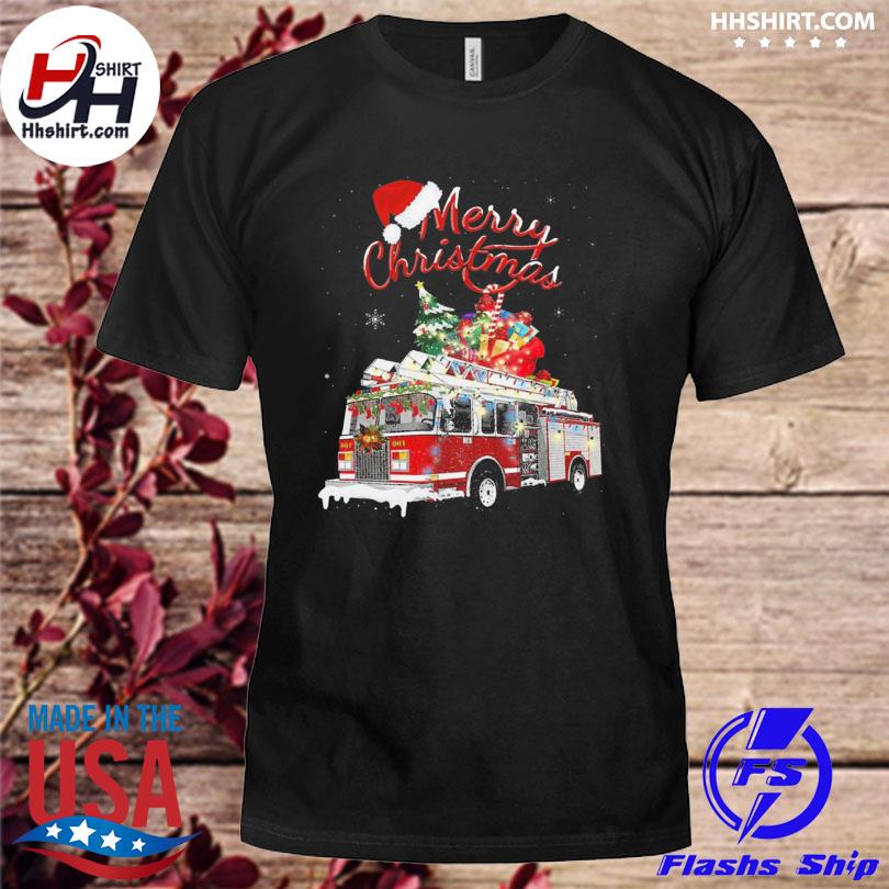 Merry Christmas is coming Christmas firefighter sweater