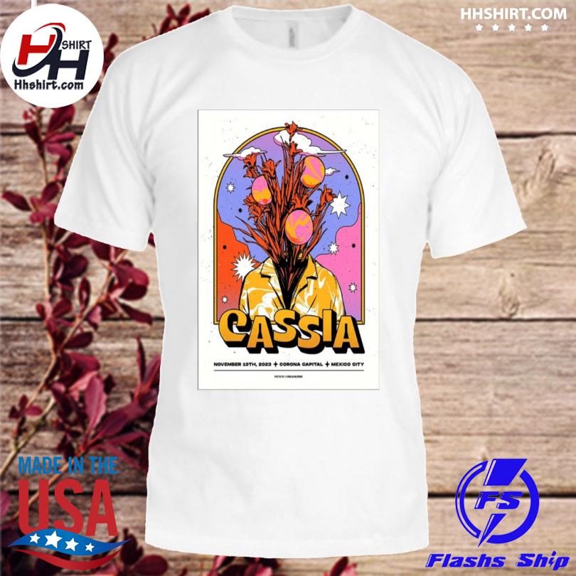 Mexico city mexico november 19 2023 cassia band tour poster shirt