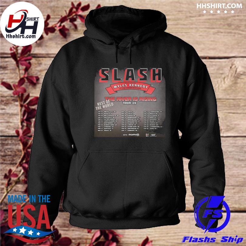 Slash River Is Rising Rest of the World Tour '24 Shirt - Viralstyle