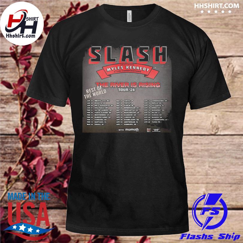 Slash The River Is Rising Tour 24 Rest Of The World Unisex T-Shirt -  Mugteeco