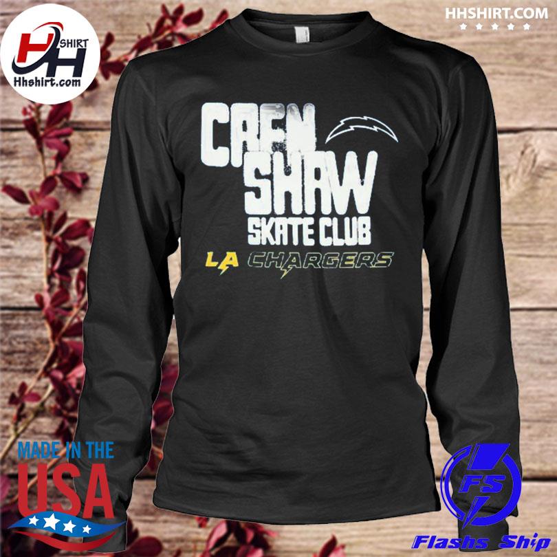 Crenshaw skate club csc x la chargers logo shirt, hoodie