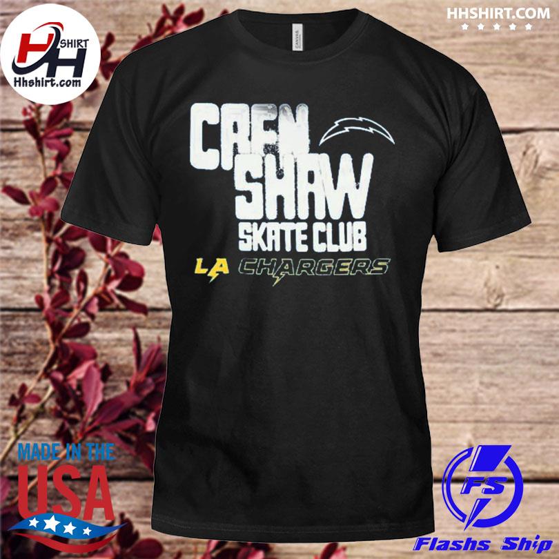 Crenshaw skate club csc x la chargers logo shirt, hoodie
