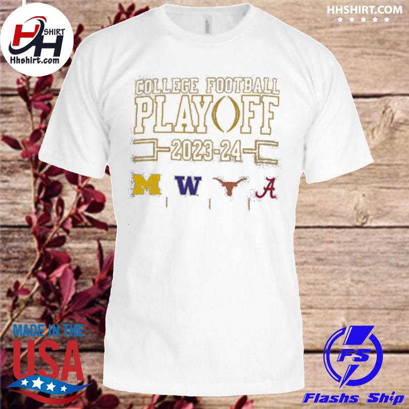 Official Champion University Of Michigan Football 2024 College Football   Official Champion University Of Michigan Football 2024 College Football Playoff Shirt Shirt 