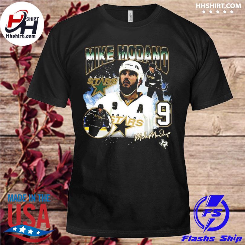 Mike Modano Dallas Stars Mitchell & Ness Name & Number Legendary Collage T-Shirt