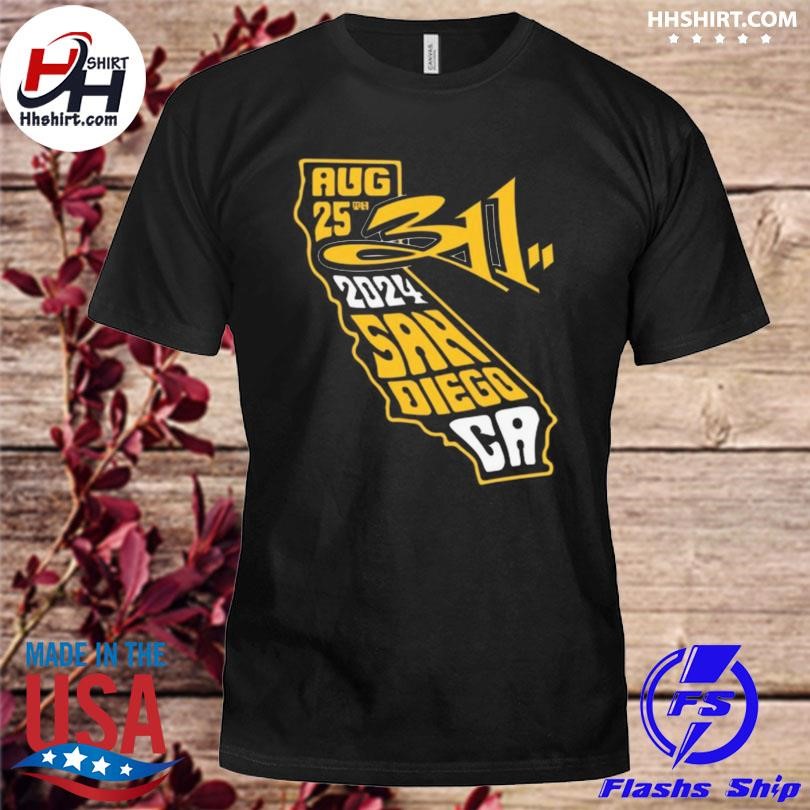 Official 311 Tour In San Diego CA On August 25 2024 Shirt