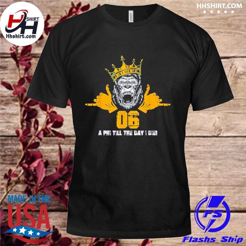 Mens Alpha African 1906 Fraternity Hand Sign Ape Crown Shirt