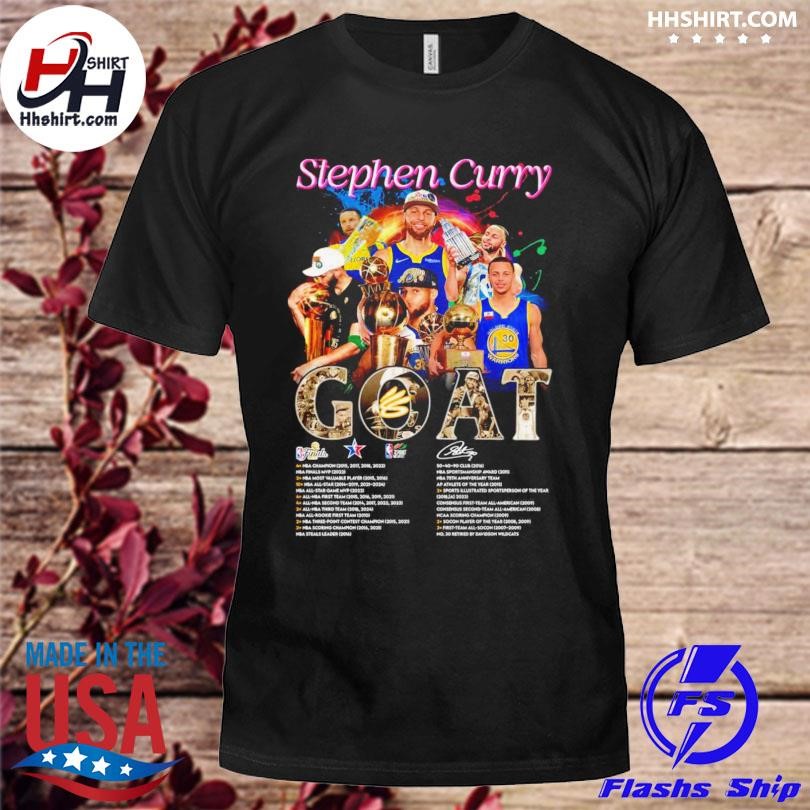 Golden State Warriors Stephen Curry the goat the legend proud shirt