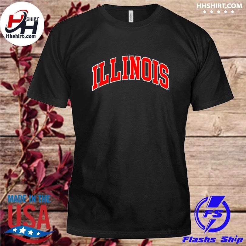 Illinois Fighting Illini 2 Color Arch Shirt