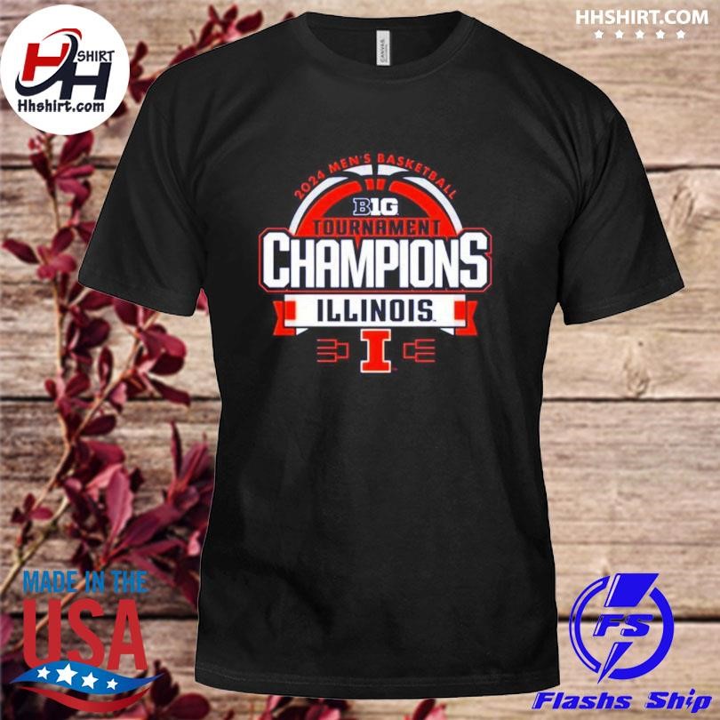 Illinois Fighting Illini Basketball B1G Tournament Championship Shirt