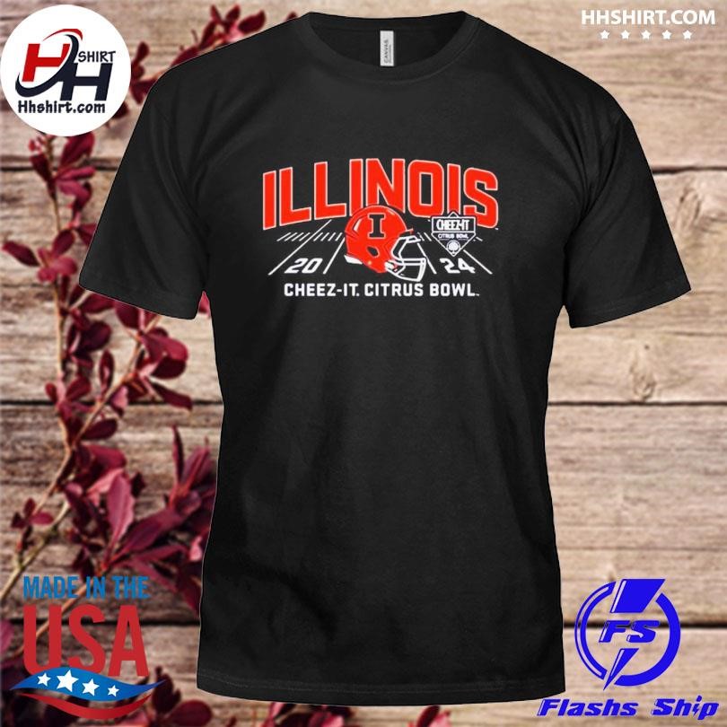 Illinois Football Cheez-It Citrus Bowl Helmet 2024 Shirt