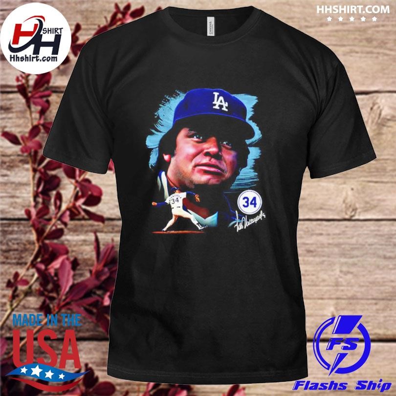 Los Angeles Dodgers Fernando Valenzuela Portrait Shirt