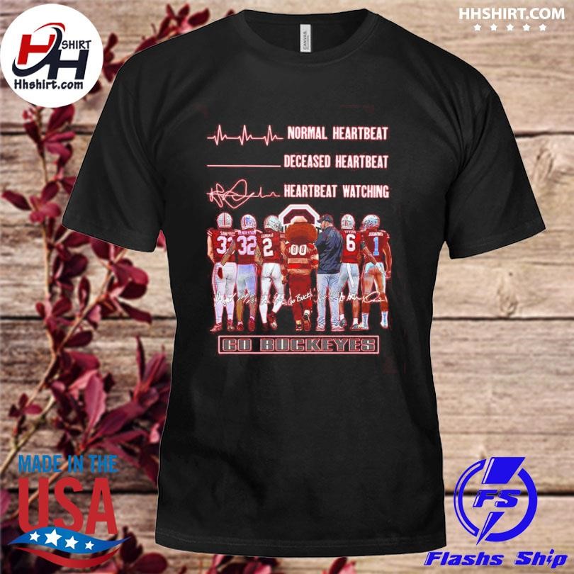 Ohio State Buckeyes Crazy Heartbeat Watching Them Playing 2024 Shirt