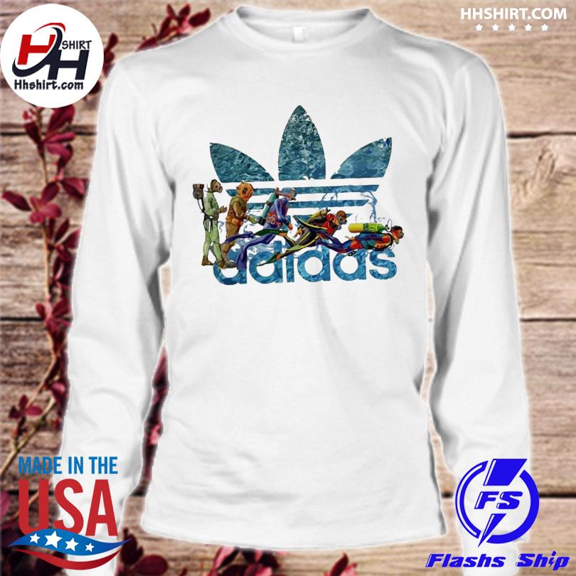 Adidas scuba diving hoodie, longsleeve tee, sweater
