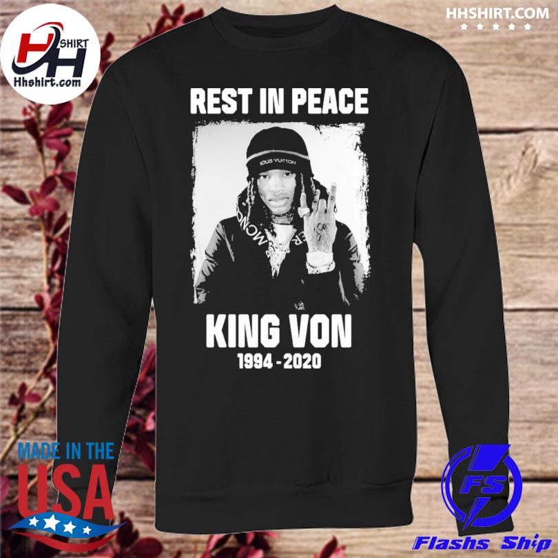 Rip King Von Shirt,Sweater, Hoodie, And Long Sleeved, Ladies, Tank Top