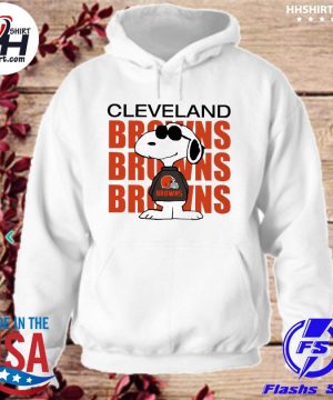 Official peanuts Snoopy halloween Cleveland browns indians cavaliers and  buckeyes shirt, hoodie, sweater, long sleeve and tank top