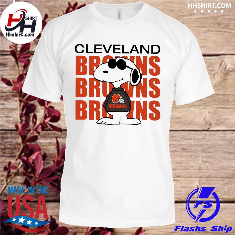 Peanuts Snoopy Halloween Cleveland Browns Indians Cavaliers And Buckeyes  Shirt - Wow Tshirt Store Online