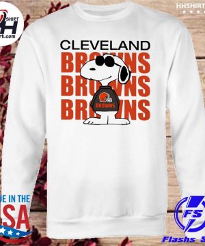 Snoopy and Charlie Brown Cleveland Browns happy Halloween shirt