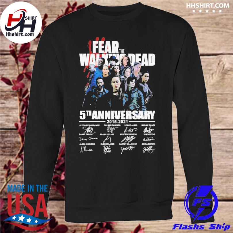 Fear The Walking Dead signatures shirt, hoodie, sweater