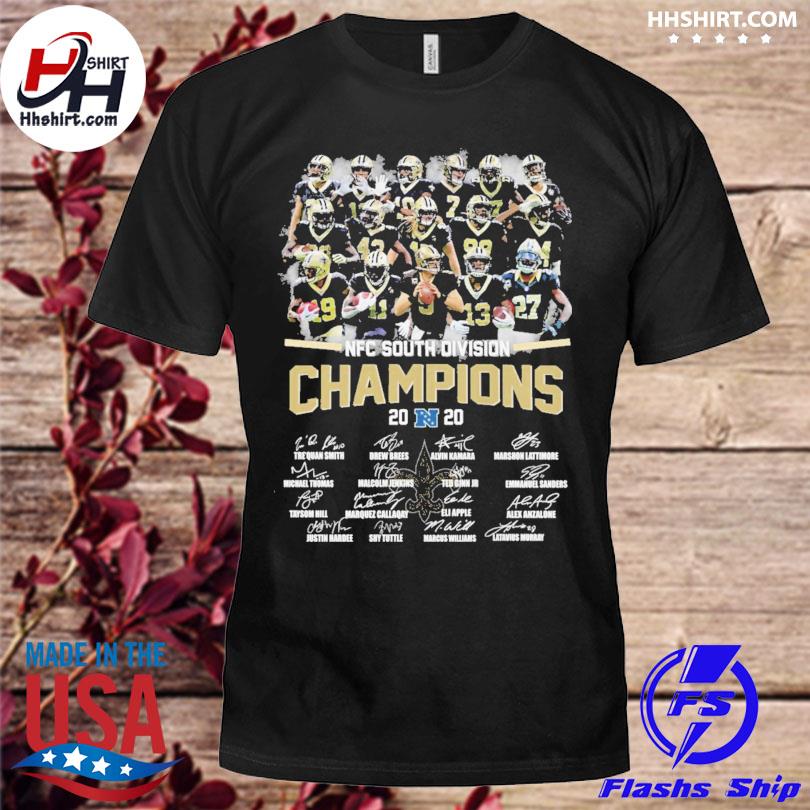 2020 NFC South Division Champions New Orleans Saints shirt, hoodie