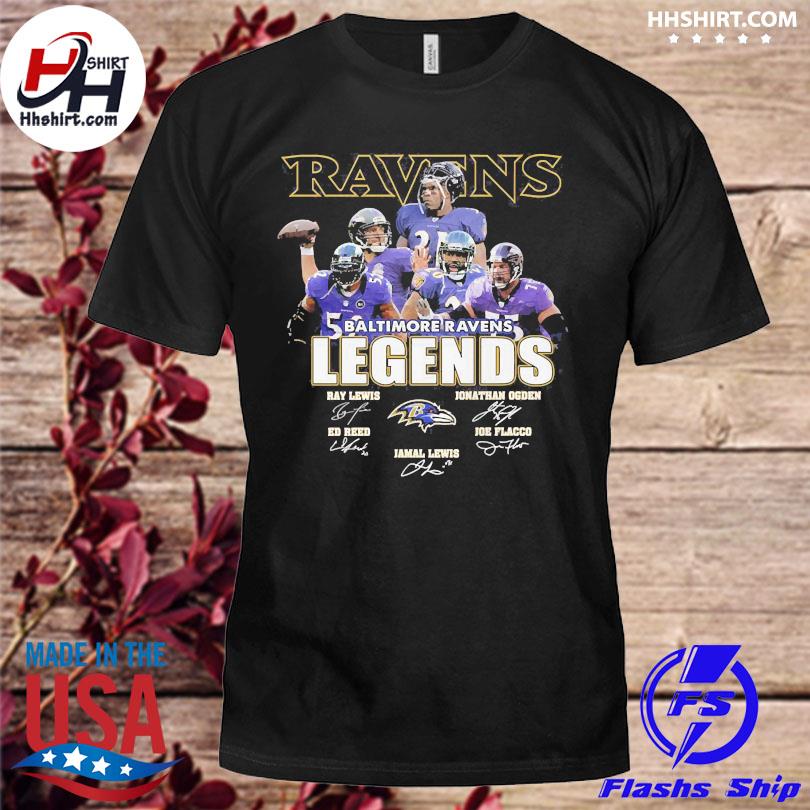 Baltimore Ravens Legends Signatures Shirt, hoodie, longsleeve