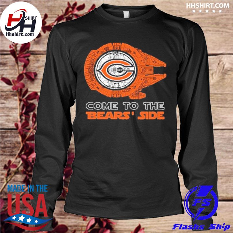 Official Come to the bears side star wars chicago bears t-shirt