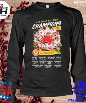 Kansas city chiefs 2021 afc west division champions shirt, hoodie, sweater,  long sleeve and tank top