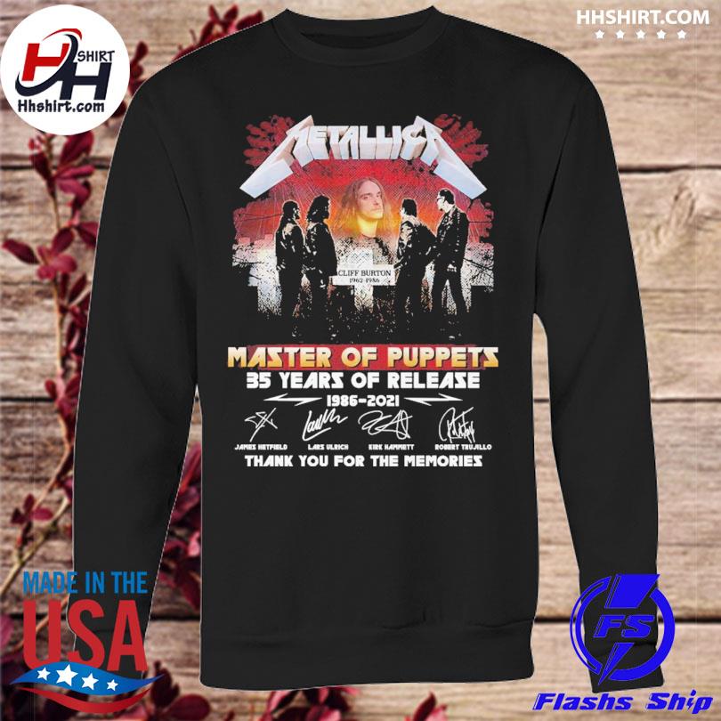 master of puppets long sleeve