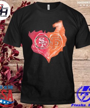 San Francisco Giants San Francisco 49ers logo heart sport gift shirt,  hoodie, sweater, long sleeve and tank top