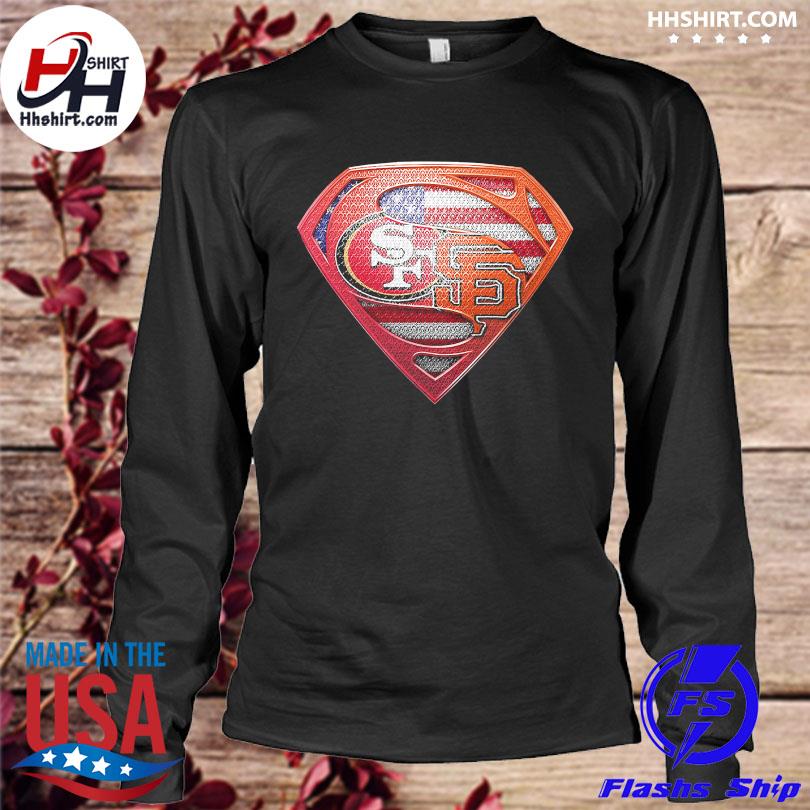 Superman San Francisco 49ers and San Francisco Giants Vintage T