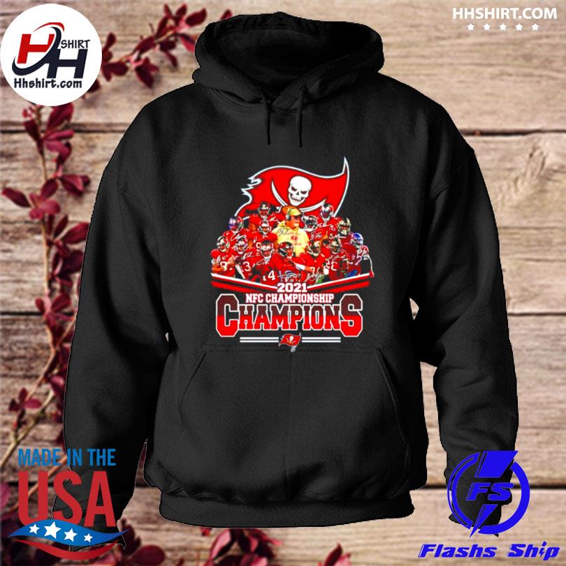 Tampa bay buccaneers 2021 nfc championship champions signatures shirt,  hoodie, longsleeve tee, sweater