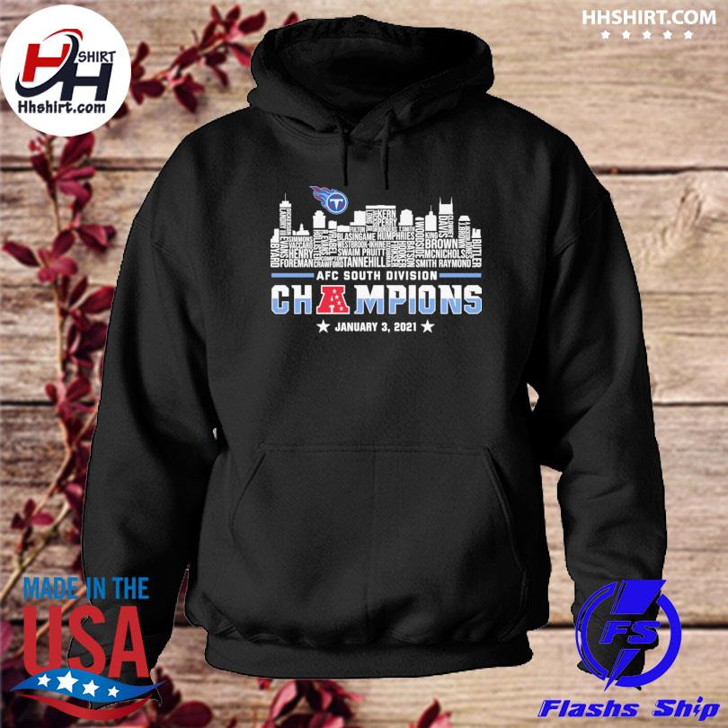 Tennessee Titans 2020 afc south division champions shirt, hoodie