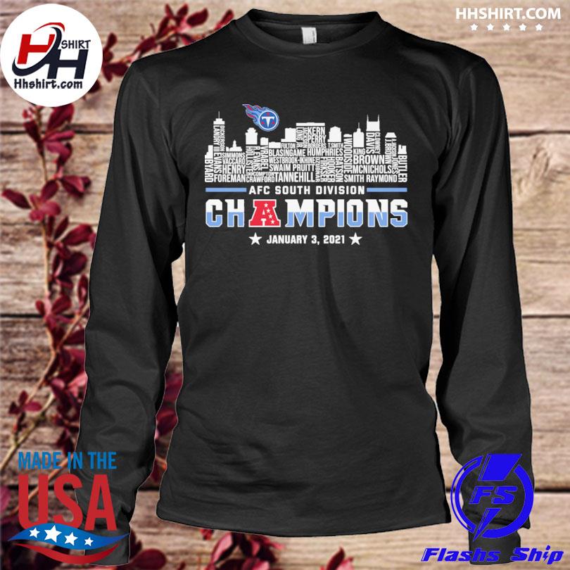 Tennessee Titans T-Shirts, Titans AFC South Champs Shirt, Tees